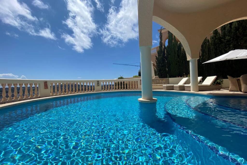 Meerblick Villa "Buena Vista" In Santa Ponsa, Mallorca Exteriér fotografie